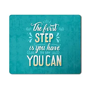 iKraft Mouse Pad 18x22cm Non-Slip Rubber | Printed Gaming Mouse Pad Mate for Home Office (The First Step)