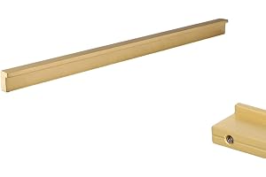 SZLXJMFL möbelhandtag långa, 2 stycken kökshandtag massiv mässing