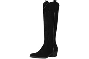 Elara Botas de Vaquero Mujer Chunkyrayan Negro F1225
