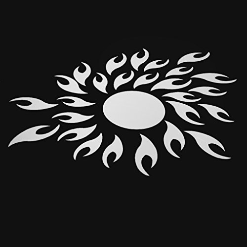 Gazechimp 27x Sonne Design , Spiegel Stil Wandbilder Wandaufkleber Aufkleber Wandtattoo Dekor Für Schlafzimmer Schrank - 3