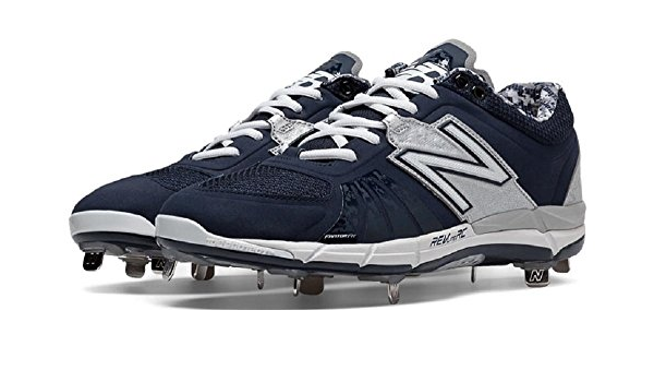 molded baseball cleats navy