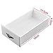 Popamazing Wooden Desk Makeup Organiser Cosmetic Holder Make Up Brush Cotton Pads Storage Drawers Dressing Desk Table Tidy Organiser/Box/Case/Caddy (White)