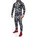 Produktbild Timogee Herren Herbst Winter Sweatshirt kapuzenpullover Pullover Hoodie + Sporthosen Camouflage Hose Sets Sportanzug Trainingsanzug Hausanzug