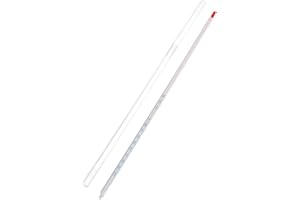 MYAMIA 12-30 A 100 Grado Celsius Termómetro De Vidrio Rojo Espíritu Líquido Total Inmersión Laboratorio"