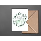 Weihnachtskarte / Evergreen No. 3