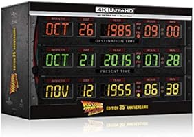 Retour vers Le Futur : Trilogie [Édition 35ème Anniversaire-Circuits Temporels-SteelBook 4K Ultra HD + Blu-Ray + Goodies]