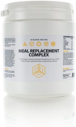 Meal Replacement Complex | 100% Organic Nutrient Dense Superfood Combination | Complete Plant-Based Formula | 300g | UK Manufactured to GMP Standards for Higher Being