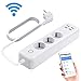 Produktbild Intelligente Steckdosenleiste Wifi Smart Steckdose Mehrfachsteckdose 3 AC 4 USB Kompatibel mit Alexa Google Home IFTTT mit App Fernbedienung für iOS Android Wifi 2,4 GHz (E)