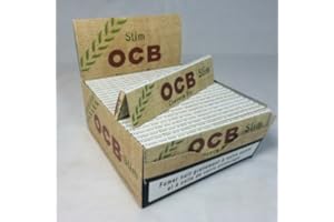 OCB Activ Tips Slim Lot de 10 x 50 filtres à charbon actif de qualité supérieure 7 mm