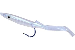 Sunlera 6pcs / Set morbide Mare Anguilla Esche 80 Millimetri / 2.3g False Esca per la Pesca Paddle Tail cicerello Artificiali Esche