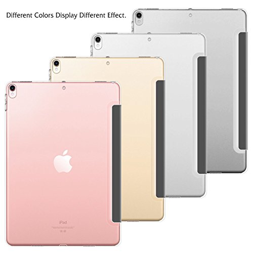 iPad Pro 10,5 Hülle, Infiland Ultra Smart Slim Lightweight Schutzhülle Cover für Apple Neu iPad Pro 10,5″ Display 2017(mit Auto Schlaf / Wach Funktion)(Weltraum Grau) - 4