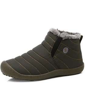 SITAILE Herren Schneestiefel Outdoor Boots Winter Kurzschaft Stiefel Warm Gefütterte Winterschuhe
