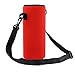 Produktbild TAOtTAO Bottle Carrier Cover 1000ML Wasserflasche Träger Isolierte Abdeckung Tasche Halter Strap Pouch Outdoor (rot)