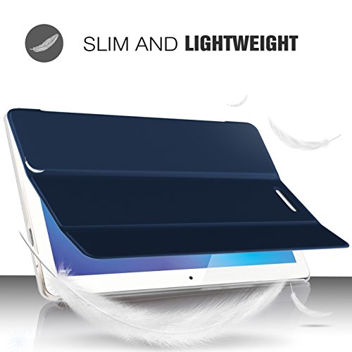 IVSO hochwertiges PU Leder Etui hülle Tasche Case – mit Standfunktion, super 360° Anti-Wrestling, ist für Huawei MediaPad T3 8.0 Tablet-PC perfekt geeignet (Blau) - 4