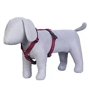 Pets Like Dog Polyester Full Harness Maroon(Large) (GE-PL0014D)