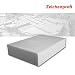 Produktbild XPS Hartschaum fein,8 x 39 x 59 cm, silbergrau