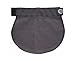 Maternity waistband belt ADJUSTABLE elastic waist extender (Dark grey)