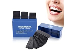 BETUED Le Papier Dentaire de 300 Morceaux, Les papiers dentaires de Soins dentaires de Soins dentaires dépouille Les Bandes dentaires orthodontiques(Bleu)