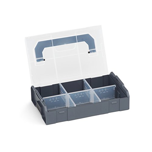 Bosch Sortimo L-Boxx Mini anthrazit 5St. im Set / Deckel transparent – innovatives Transportsystem - 3