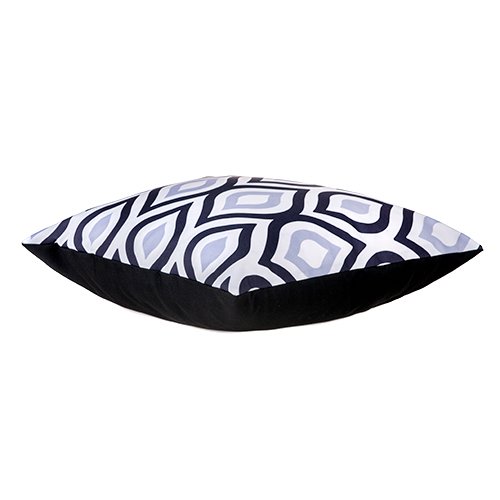 Schwarz & Grau Geometrisch Design Wasserfest Außen Gefüllt Polster für Stock/Gartenmöbel - 4