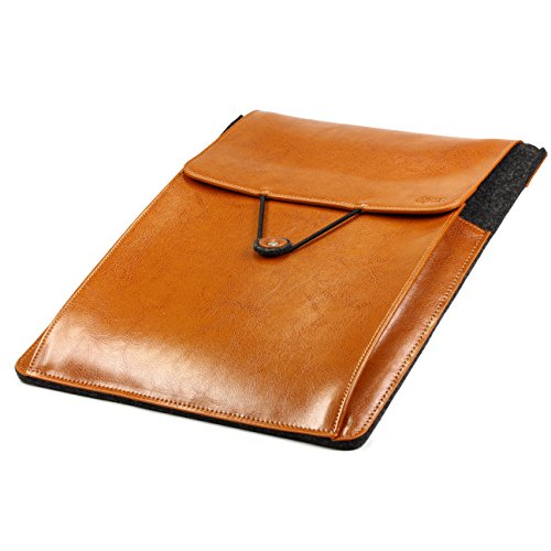 Original Urcover® Handgefertige Fashion Designer Mac-book Pro 15 Zoll Tasche Hülle Tasche Sleeve dpark Style Notebooktasche Laptophülle 15 Zoll Dunkel Grau Braun - 6