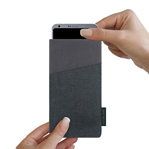 Adore June Clive - Funda para LG G6 Negro Gris con Efecto Limpiador de Pantalla Producido en Europa reviews Adore June Clive - Funda para LG G6 Negro Gris con Efecto Limpiador de Pantalla Producido en Europa