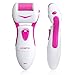 HOMETEK Professional Electronic Pedicure Foot File and Callus Remover - Gently and Effectively Remove Dead Skin and Reduce Calluses (Pink)