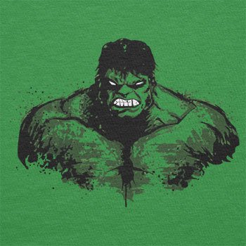 NERDO-Green-Anger-Damen-T-Shirt-Gre-S-grn