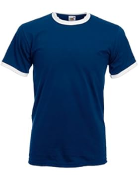 Fruit of the Loom Ringer T-Shirt, vers. Farben