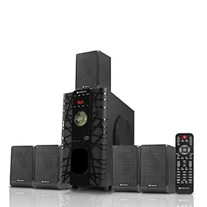 Zebronics ZEB-BT6590RUCF Wireless Bluetooth Multimedia Speaker with Supporting SD Card, USB, AUX, FM & Remote Control. (65 Watt, 5.1 Channel)