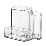 Material: Acryl Yalulu Kosmetik Organizer Schmuckkasten Box Case Stifthalter Halter Aufbewahrung Bleistifte Box Organizer Stiftebecher Acryl Transparent