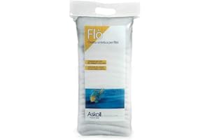 Askoll Flo' 280190 Ouate Synthétique pour Filtres Poissons d'Aquarium 100g