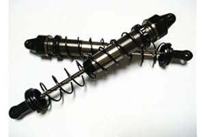 CrazyRacer for 1/8 RC Car Savage Flux HP X XL 4.6 5.9 A720 102365 Upgrade Part Front or Rear Big Bore Aluminum Shock (170MM) with 5MM Steel Shaft and 16.8MM Shock Body Assembled Oil-Filled - 2pcs Set