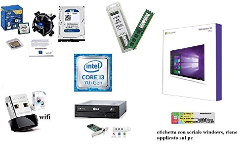 RGDigital - Ordenador de sobremesa Myka I3 Professional Line Intel i3 Core i3-7100 7 generaci n hasta 3 90 GHz tarjeta de v deo integrada Intel Graphics 630 4K de alta resoluci n 1080p Full HD carcasa ATX con sistema operativo Windows 10 Professional a 64 bits original WiFi a 150 MB disco duro de 1 TB SATA III RAM de 8 GB DDR4 2133 MHz alimentador de 500 W ATX grabadora DVD MB Micro ATX entradas DVI-VGA HDMI USB 2 0 y 3 0 v deo LAN Monitor LED de 22 pulgadas VGA Teclado y rat n por USB Altavoces para audio completos para estudio oficina escuela y empresas reviews RGDigital - Ordenador de sobremesa Myka I3 Professional Line Intel i3 Core i3-7100 7 generaci n hasta 3 90 GHz tarjeta de v deo integrada Intel Graphics 630 4K de alta resoluci n 1080p Full HD carcasa ATX con sistema operativo Windows 10 Professional a 64 bits original WiFi a 150 MB disco duro de 1 TB SATA III RAM de 8 GB DDR4 2133 MHz alimentador de 500 W ATX grabadora DVD MB Micro ATX entradas DVI-VGA HDMI USB 2 0 y 3 0 v deo LAN Monitor LED de 22 pulgadas VGA Teclado y rat n por USB Altavoces para audio completos para estudio oficina escuela y empresas