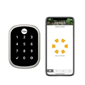 Yale Security YRD256-CBA-619 Assure SL Connected by August Touchscreen Smart Lock, Satin Nickel