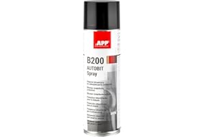 AUTO-PLAST PRODUKT APP B200 Spray - Protection bitumeuse Bas de Caisse | Bombe Anti gravillon Noir | Protéger Le châssis | Produit avec des propriétés antirouille, antigravillon, insonorisantes | 500 ML