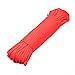 Produktbild DonDon 30 Meter langes Stoffband Nylon-Schnur Paracord-Seil Survival Band zum Basteln und für Outdoor Camping Aktivitäten 4 mm - 7 Stränge rot