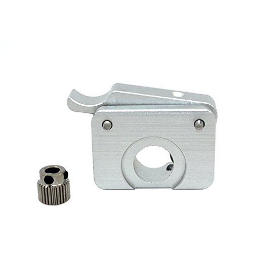 Redrex Aluminium-Legierung Rechte Hand MK8 MK10 Extruder 1.75mm Glühfaden Feeder 26 Zähne Driver Gear Extrusion für MakerBot Reprap Prusa i3 Rostock Kossel 3D-Drucker - 4