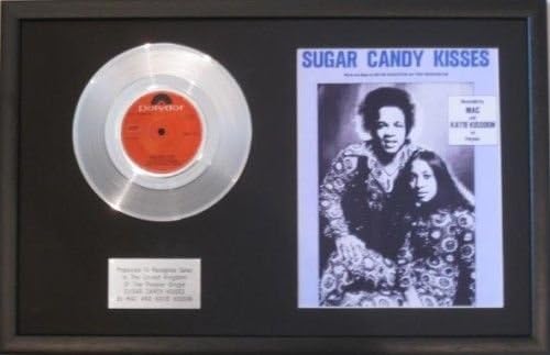 Mac &amp; Katie Kisson-Platinum Disc &amp; Song Sheet-Sugar Candy