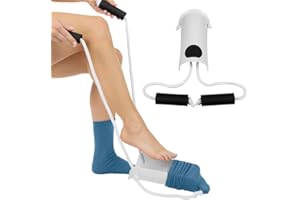 SUSSURRO Sock Aid for Putting Socks On and Off, Sock Helper with Adjustable Cords Sock Assist Device Sock Aid for Pregnant Women, Disabled and Handicapped, Elderly People
