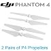 Produktbild DJI Phantom 4  4 Pro DJI 9450S Quick Release Selbstanzugs Propellern für DJI Phantom 4 phantom 4 Pro Drone Weiß Streifen 4 Stücke (2 Paar)