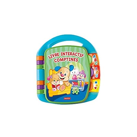 Fisher Price CDH39 Livre Interactif Comptines Jouet dveil