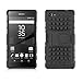 Produktbild Sony Xperia Z5 Compact Outdoor Hülle | JAMMYLIZARD Schutzhülle [Alligator] Doppelschutz Handyhülle Hardcase aus Polycarbonat und Silikon Backcover Lifeproof Case Cover, Schwarz