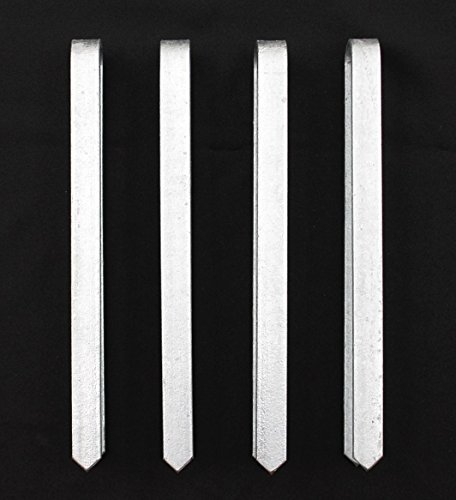 DanDiBo 4 Stück Bodenanker für Rosenbogen 30 cm verzinkt Erdspieß Bodenspieß Befestigungsanker Erdanker - 6