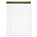 Produktbild Earthwise 100% Recycled Perforated Pads, Legal/Wide Rule, Letter, White,12/PK