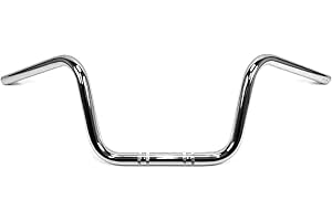 WESTLAND CUSTOMS 1 inch (25.4mm) Universal Handlebars Ape Hanger 9 Inch Chrome