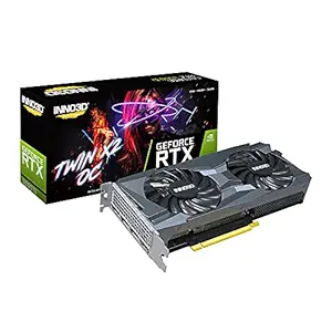 Inno3D GEFORCE RTX 3060 TI Twin X2 OC LHR 8GB GDDR6 256-bit I PCI-E 4.0 X16 I Gaming Graphic Card - N306T2-08D6X-119032DH