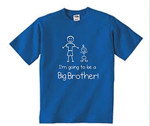 I'm Going To Be a Big Brother Blue Tshirt Baby Toddler Kids Available in Sizes from 0-6 Months New Baby Brother Gift
