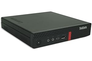 Lenovo ThinkCentre M720q Tiny Intel Six Core i5 8400T - Disco duro SSD de 512 GB (16 GB, Windows 11 Pro, incluye Wi-Fi y Bluetooth, mini PC (reacondicionado)