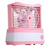 ★ 2 EN 1: humidificador y ventilador, pueden funcionar de forma independiente o al mismo tiempo. El ventilador funciona de forma independiente durante 6 horas; pulverizar durante 60 minutos; ventilador + pulverizador: rocíe el ventilador durante 5 horas en 1 hora.